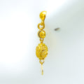 Bold Ethereal 22k Gold Hanging Earrings