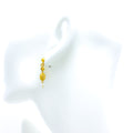 Bold Ethereal 22k Gold Hanging Earrings