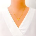 dainty-sparkling-22k-gold-necklace-set