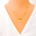 dainty-sparkling-22k-gold-necklace-set