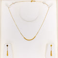 Satin Smooth 22k Gold Necklace Set