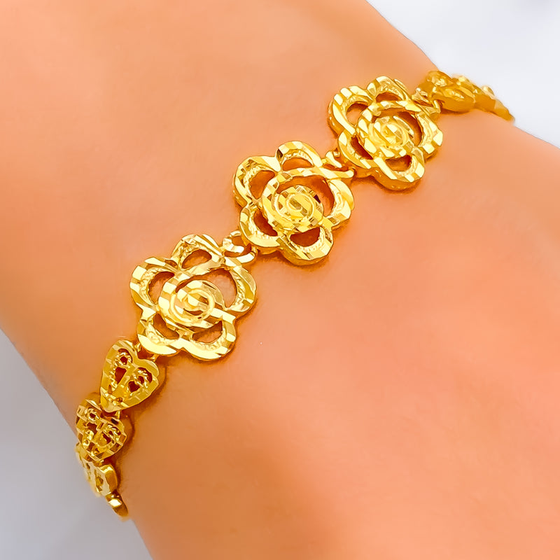 Rich Lustrous 22k Gold Bracelet