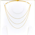 Sleek Lightweight 21K Gold Chain 