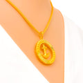 Trendy Adorned 22k Gold Pendant 