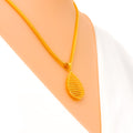 Opulent Shimmering 22k Gold Pendant