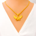 Bold Eagle 22k Gold Pendant 