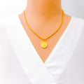 Petite Classy 22k Gold Pendant