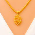Charm Radiant 22k Gold Pendant