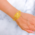 Eloquent Luscious 22k Gold Semi-Statement Bracelet