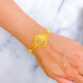 Lavish Elevated 22k Gold Semi-Statement Bracelet