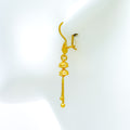 Dynamic Rich 22K Gold Hook Earrings 