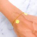 Lovely Glowing 22k Gold Charm Bracelet