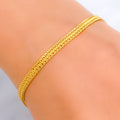 Twinkling Elegant 22K Gold Bracelet