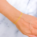 Luminous Shimmering 22K Gold Bracelet