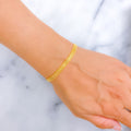 Rich Glimmering 22K Gold Bracelet