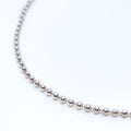 Classic 18K White Gold Bead Chain