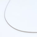 Ultra Dainty 18K White Gold Link Chain