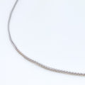 Ultra Thin 18K White Gold Wheat Chain - 18"