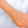 Exclusive Classic Diamond + 18k Gold Motif Bracelet