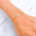 Exclusive Classic Diamond + 18k Gold Motif Bracelet