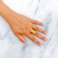 Bold Fine 22k Gold Ring