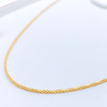 Subtle Interlink 22K Gold Chain - 20"