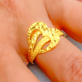 Versatile Lush 22k Gold Ring 