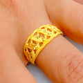 Opulent Gleaming 22k Gold Ring