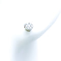 Radiant Dainty Flower 18K Gold + Diamond Earrings 