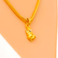 Chic 22k Gold Ganesh Pendant