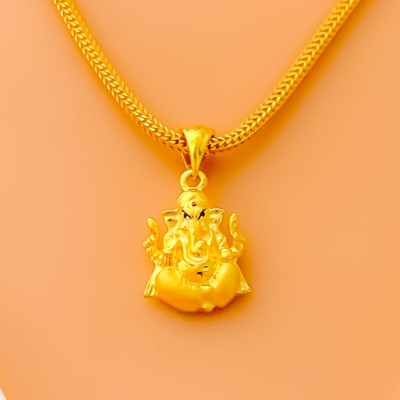 Iconic 22k Gold Ganesh Pendant