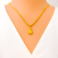 Ethereal 22k Gold Ganesh Pendant