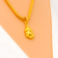 Refined Everyday 22k Gold Ganesh Pendant