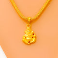 Upscale Mod 22k Gold Ganesh Pendant