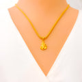 Upscale Mod 22k Gold Ganesh Pendant