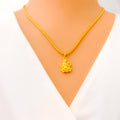 Opulent 22k Gold Ganesh Pendant