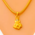 Majestic 22k Gold Ganesh Pendant