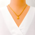 Poised 22k Gold Ganesh Pendant