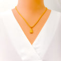 Graceful 22k Gold Ganesh Pendant