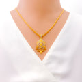 luscious-chandelier-22k-gold-pendant-set