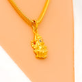 Signature 22k Gold Ganesh Pendant