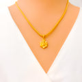 Charming 22k Gold Ganesh Pendant
