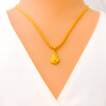 Polished 22k Gold Ganesh Pendant