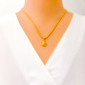 Minimalist 22k Gold Ganesh Pendant