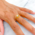contemporary-octagon-18k-gold-diamond-ring