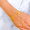 shimmering-alluring-22k-gold-charm-bracelet