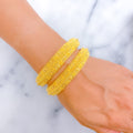 attractive-beaded-bridal-22k-gold-bangle-pair