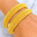attractive-beaded-bridal-22k-gold-bangle-pair