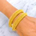 attractive-beaded-bridal-22k-gold-bangle-pair