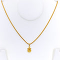 Ethereal 22k Gold Ganesh Pendant